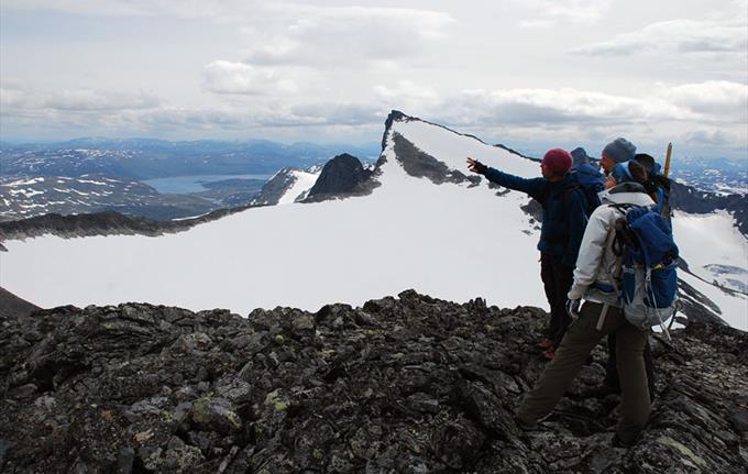 Bergsteigen in Jotunheimen - Falketind