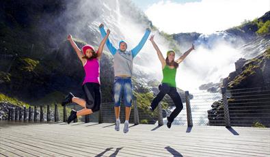 Kjosfossen, Flåmsdalen