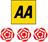 AA - 3 Rosettes