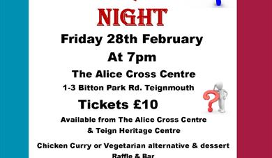 Curry & Quiz Night!
