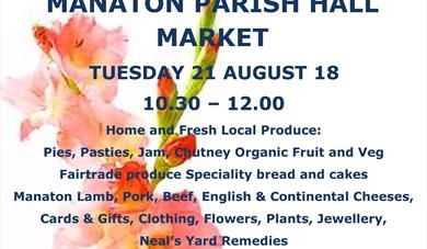 MANATON PARISH HALL MARKET