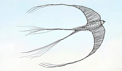 Sculpt A Wire Swallow at House of Marbles This Autumn