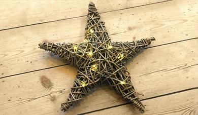 Festive Willow Star Weaving at House of Marbles This Christmas