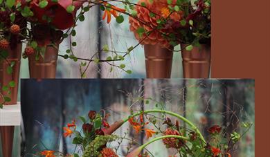 LUXURIOUS AUTUMN FLORAL ARRANGEMENT WORKSHOP