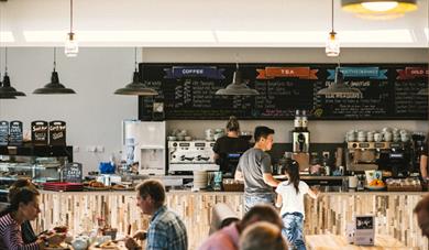 People enjoying The Kitchen restaurant