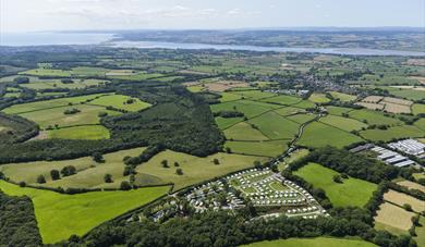 Castle Brake Holiday Park - Bird's Eye View