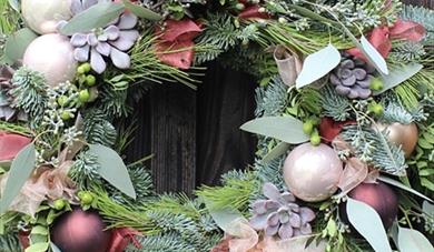 Festive Christmas Door Wreath Workshops