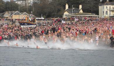 Get the BEST view of the Christmas Day Swim