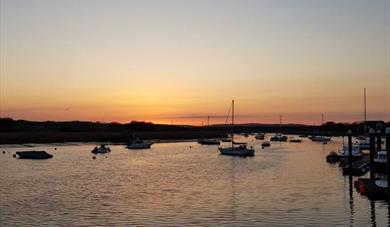Stuart Line Cruises sunset on their Countess Wear Evening Cruise