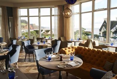 Upper Deck Restaurant at Sidmouth Harbour Hotel