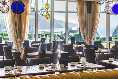 Upper Deck Restaurant at Sidmouth Harbour Hotel