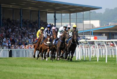 Racing at Newton Abbot Racecourse