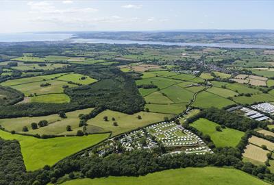 Castle Brake Holiday Park - Bird's Eye View