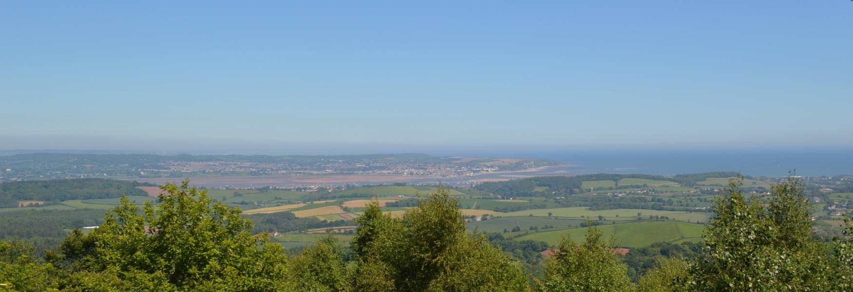 Mamhead view towards Exmouth