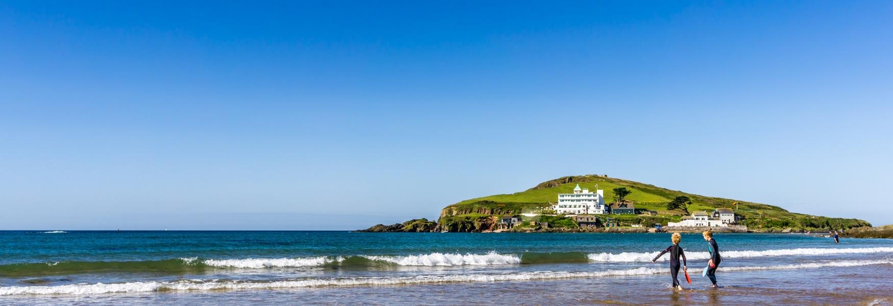 Burgh Island and Bantham Beach