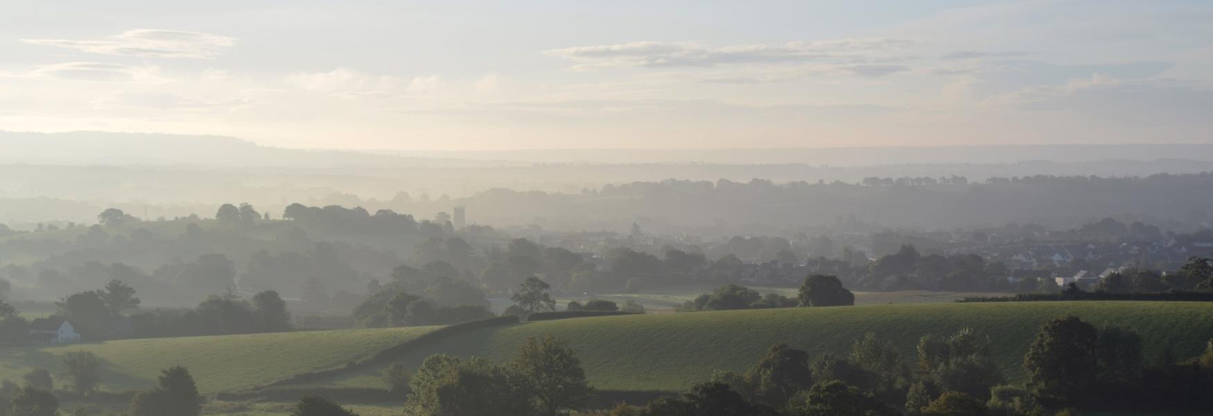 Countryside around Cullompton