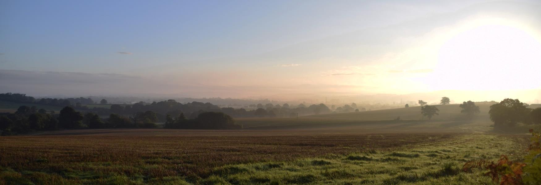 Countryside around Cullompton