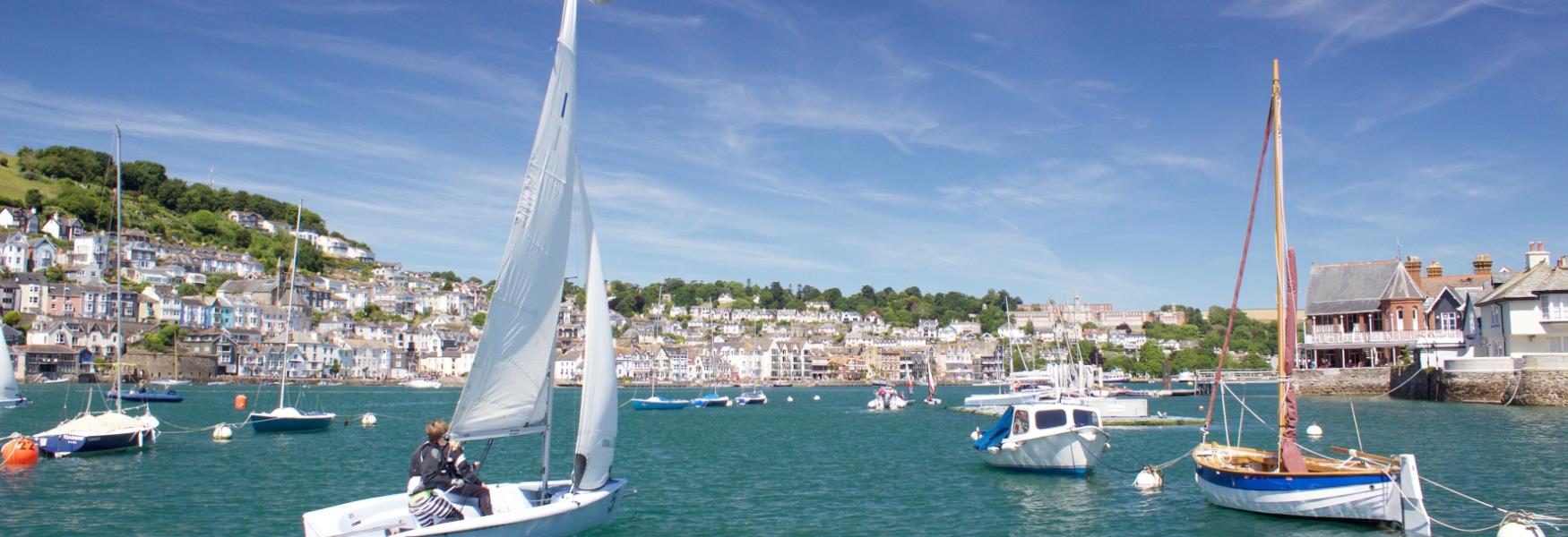 Sailing on the River Dart