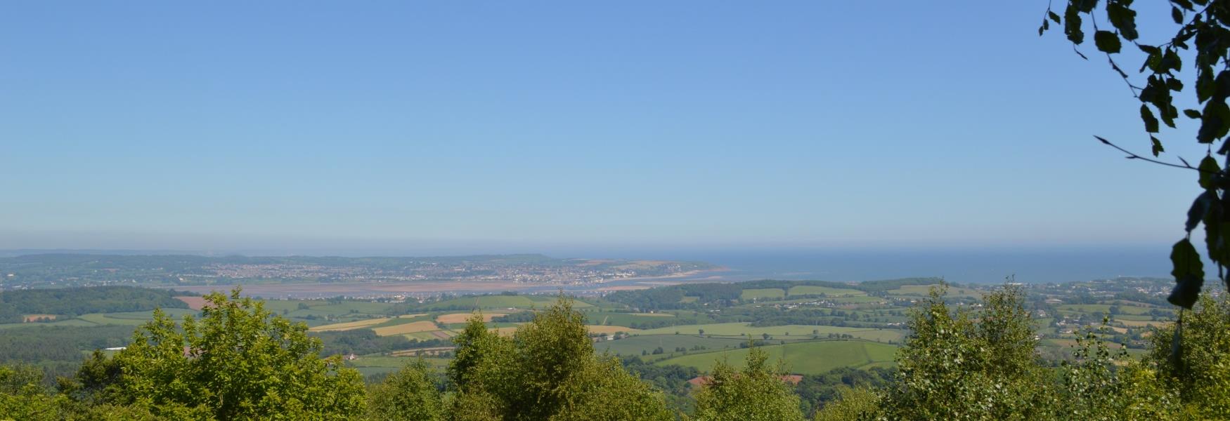 Mamhead view towards Exmouth