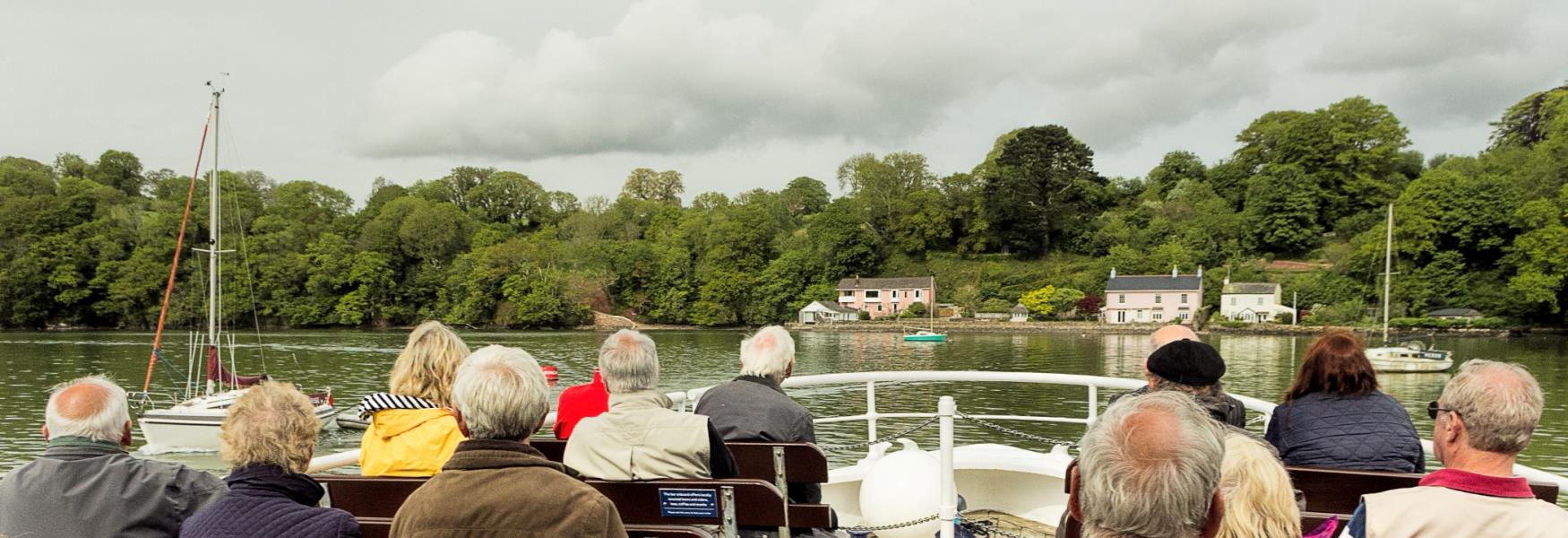 Boat tour on the River Dart
