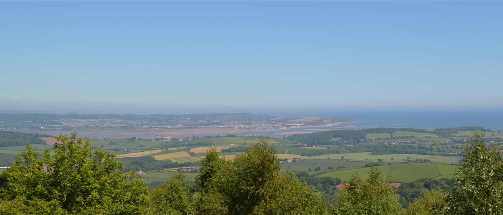 Mamhead view towards Exmouth