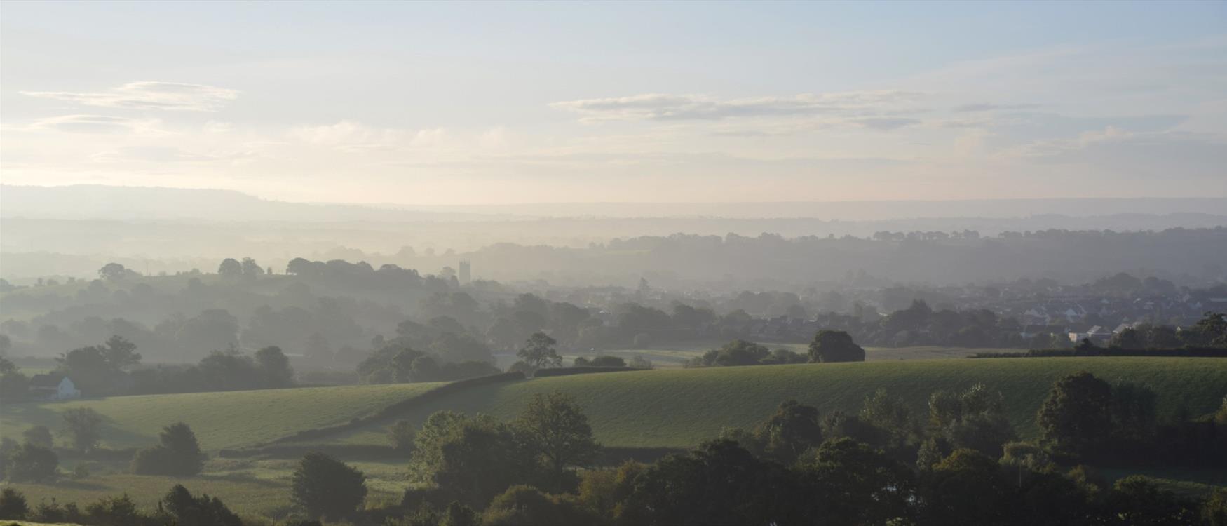 Countryside around Cullompton