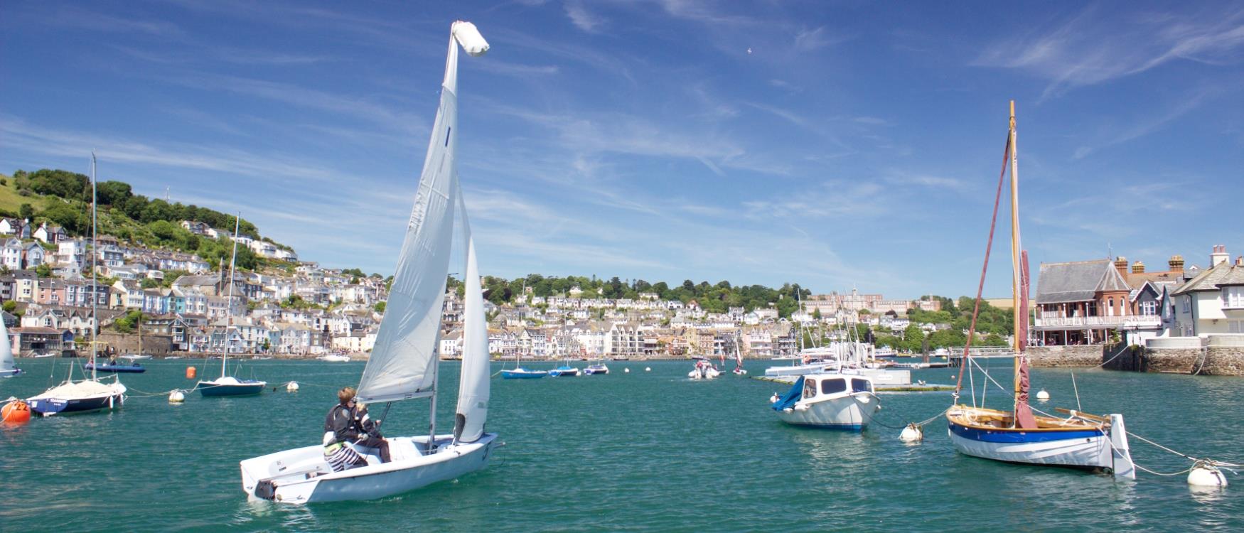 Sailing on the River Dart