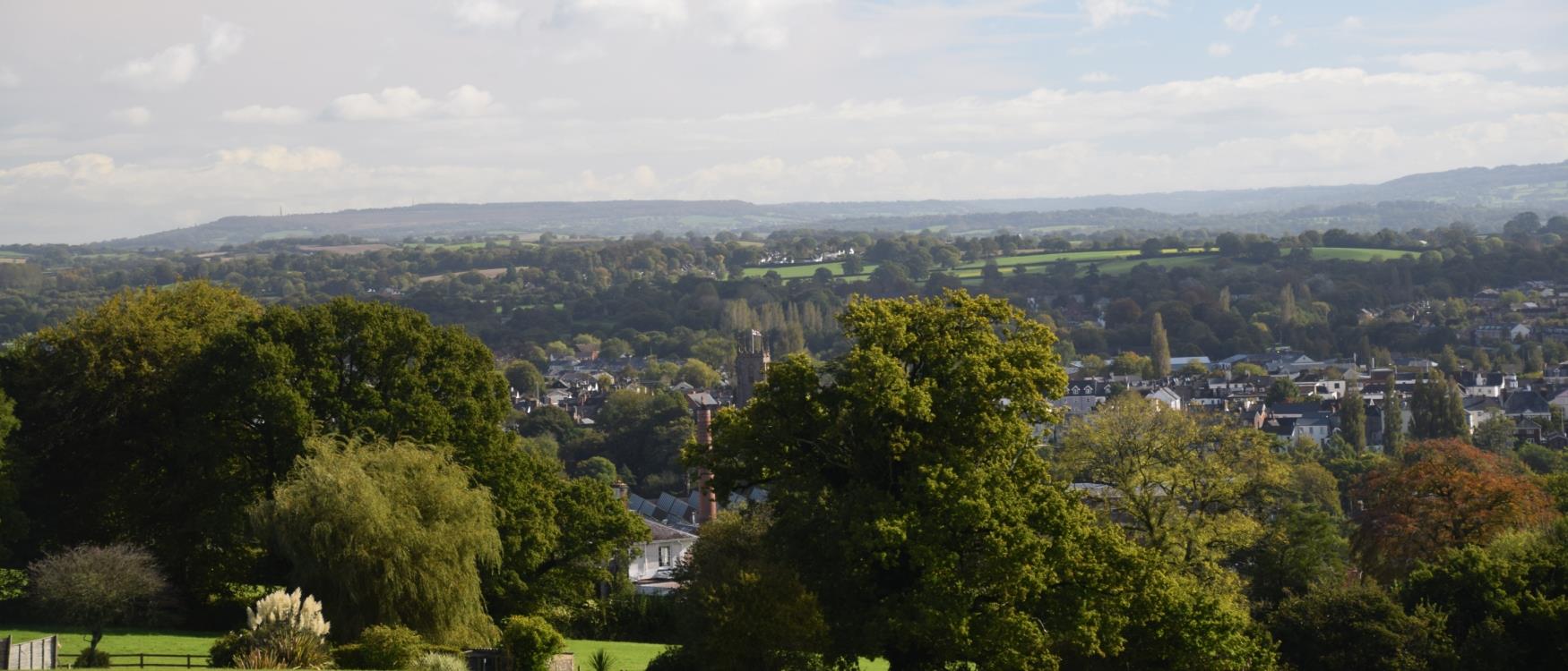 Countryside around Tiverton