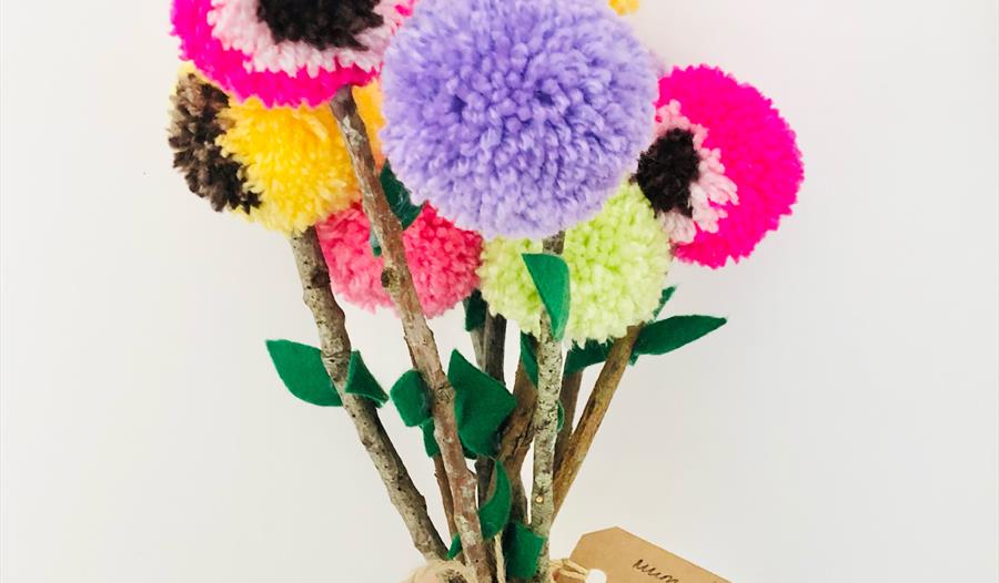 Pom Pom Flower Bouquet