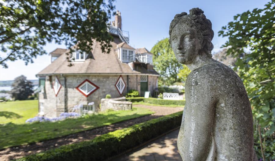 Views of the house and gardens at National Trust A la Ronde