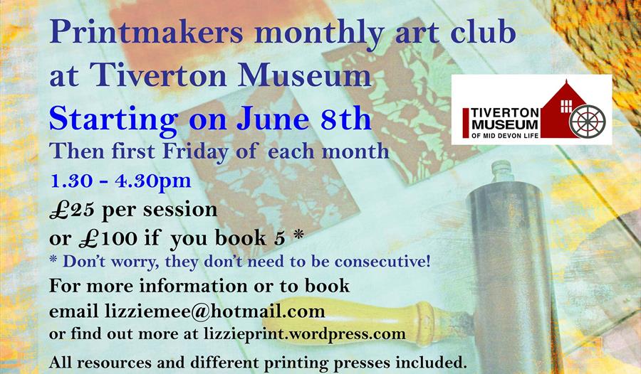 Poster about monthly print club