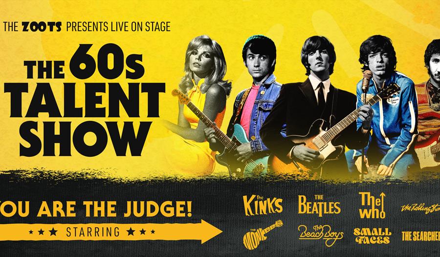 The 1960s Talent Show with The Zoots Palace Theatre Paignton Sat 16th May