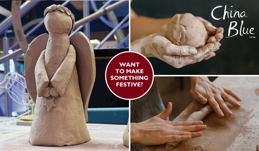 Angel Clay Building Class - China Blue