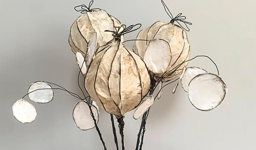 Flower Wire Sculpture
