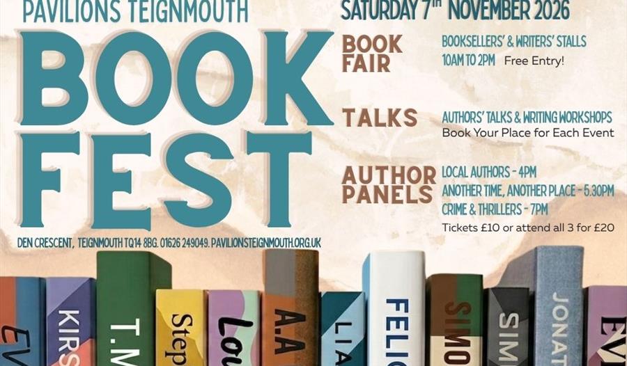 Pavilions Teignmouth Book Fest