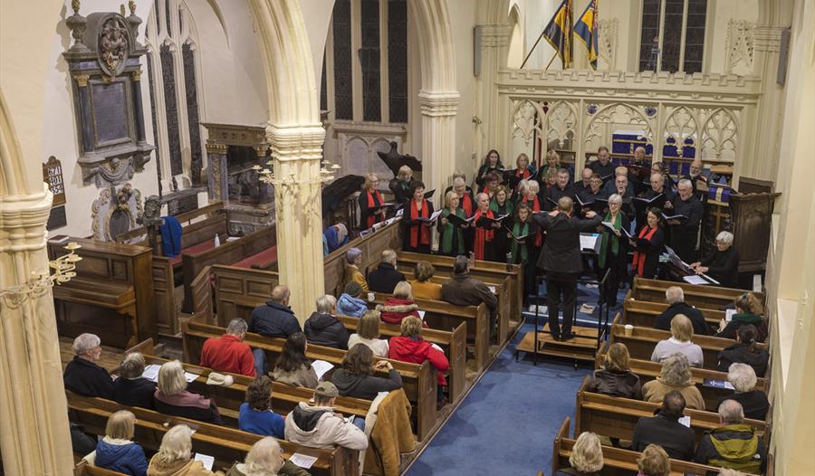 Dunsford Singers performing in Dunsford