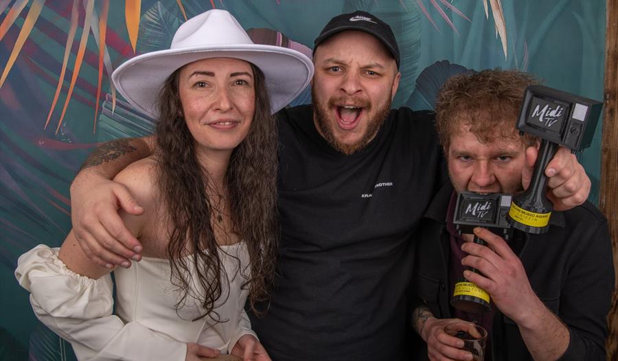 Drea Paiz with Cal Griffin Winner of Best DJ