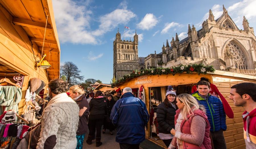 Exeter Cathedral Christmas Market Visit South Devon