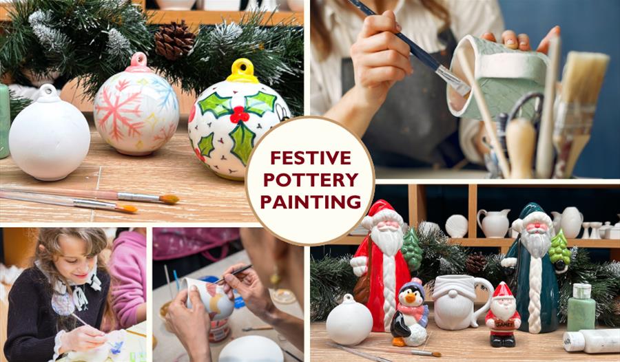 Christmas Pottery Painting at China Blue