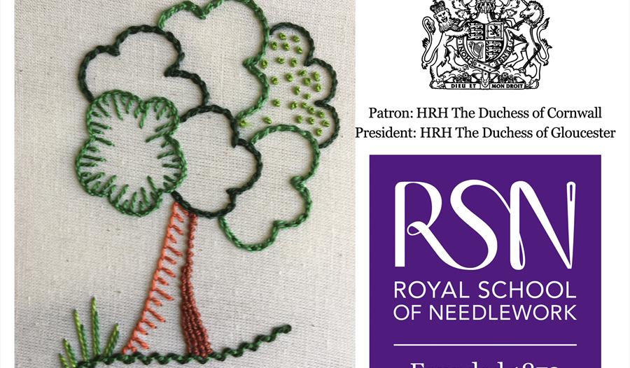 RSN Hand Embroidery Class Exeter - Stitching for the Terrified