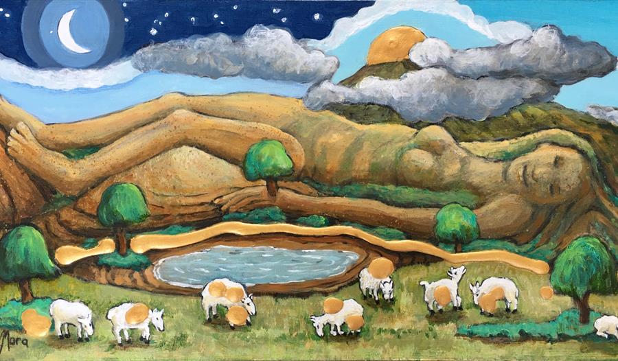 "Mother Earth on  Summer's Day in Dartmoor"