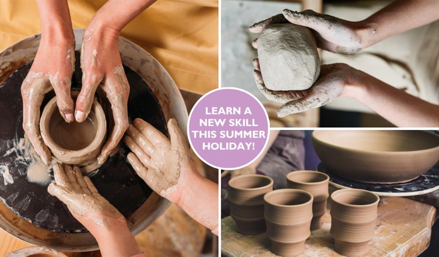 Junior Coloured Clay Pot Throw