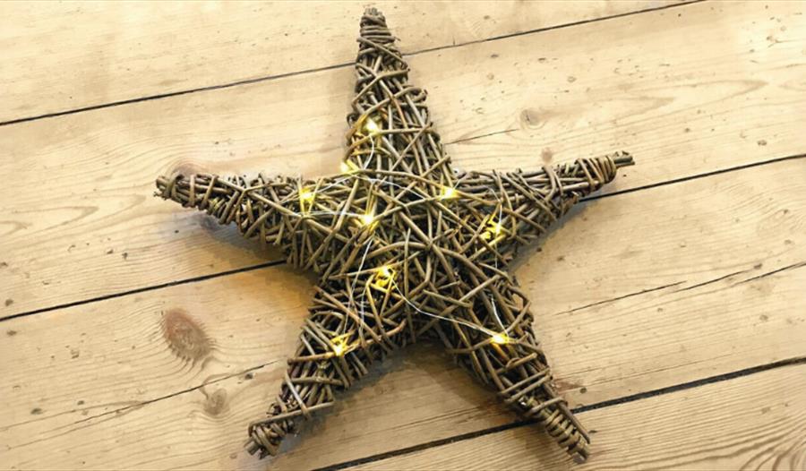 Festive Willow Star Weaving at House of Marbles This Christmas