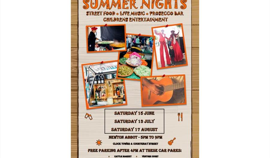 Newton Abbot Summer Nights Festivals