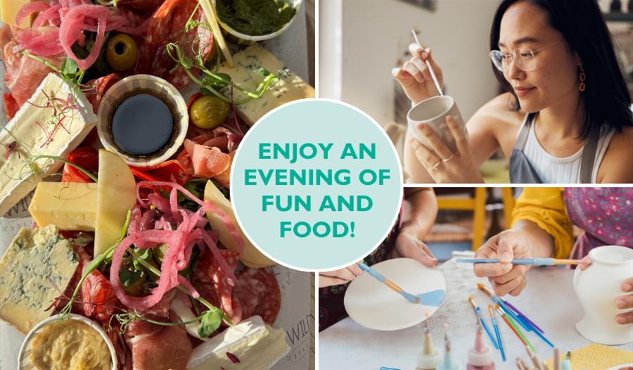 Paint & Dine Night - China Blue