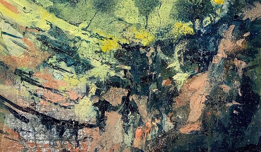 Acrylics workshop and art course devon