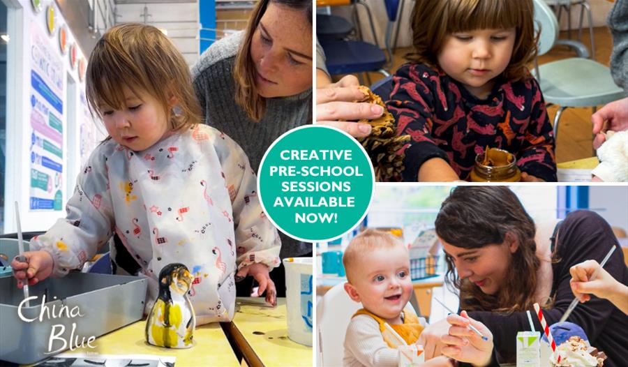 Festive Pre-School Creative Session - China Blue