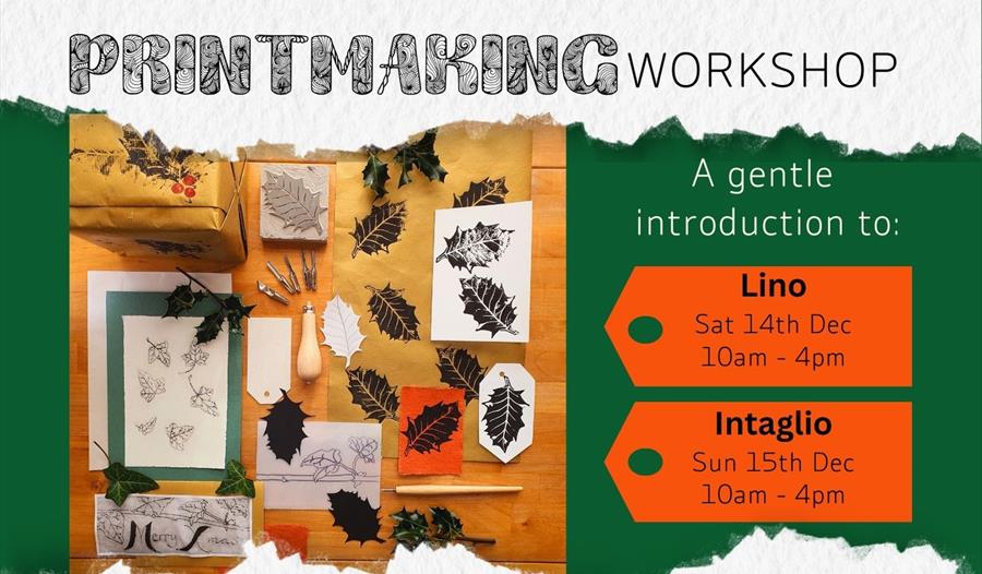 Lino and Intaglio Printing Workshops