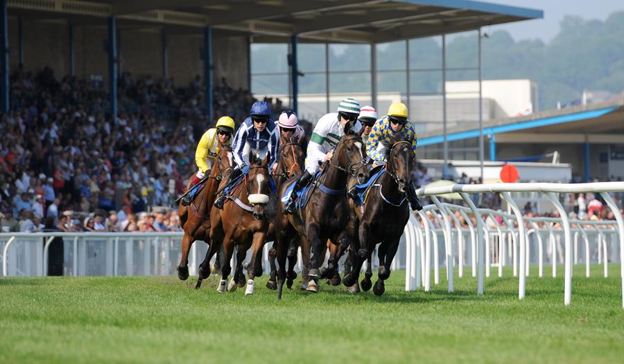 Racing at Newton Abbot Racecourse