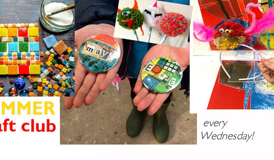 Kids craft club at Devon Guild